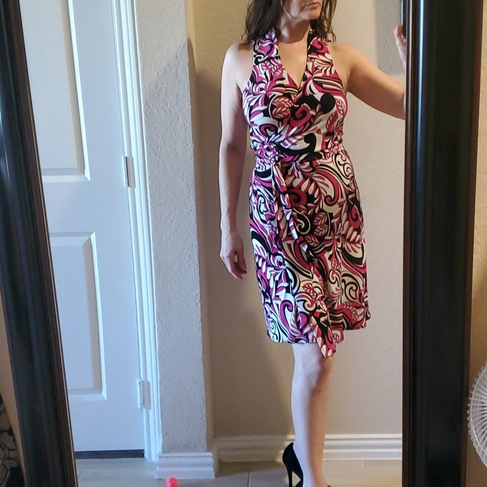 Wrap Multi Colored Dress by Kokoon, size small